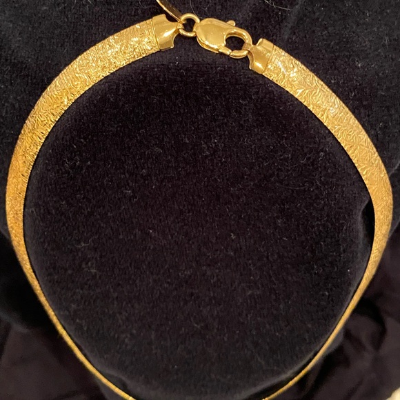 Omega Italy bronze necklace - 16.5 : 17 inches - Picture 4 of 9